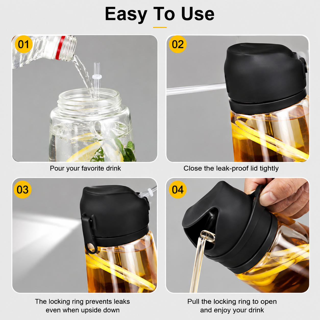 FLIXHOOK 2-in-1 Oil Sprayer & Dispenser, 500ml, Black, Pack of 1